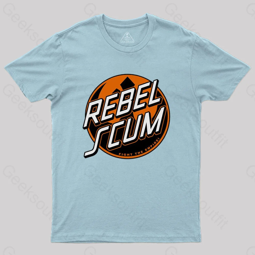 Rebel Emblem T-Shirt Light Blue / S