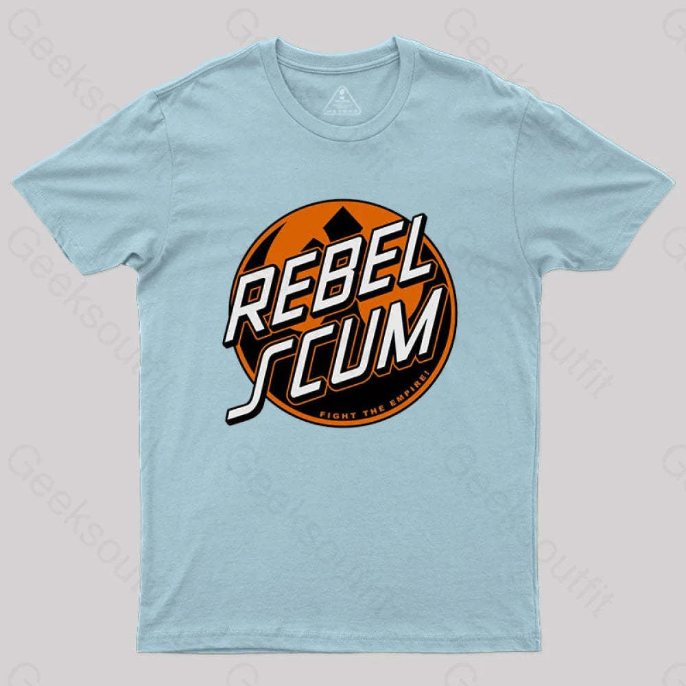 Rebel Emblem T-Shirt Light Blue / S