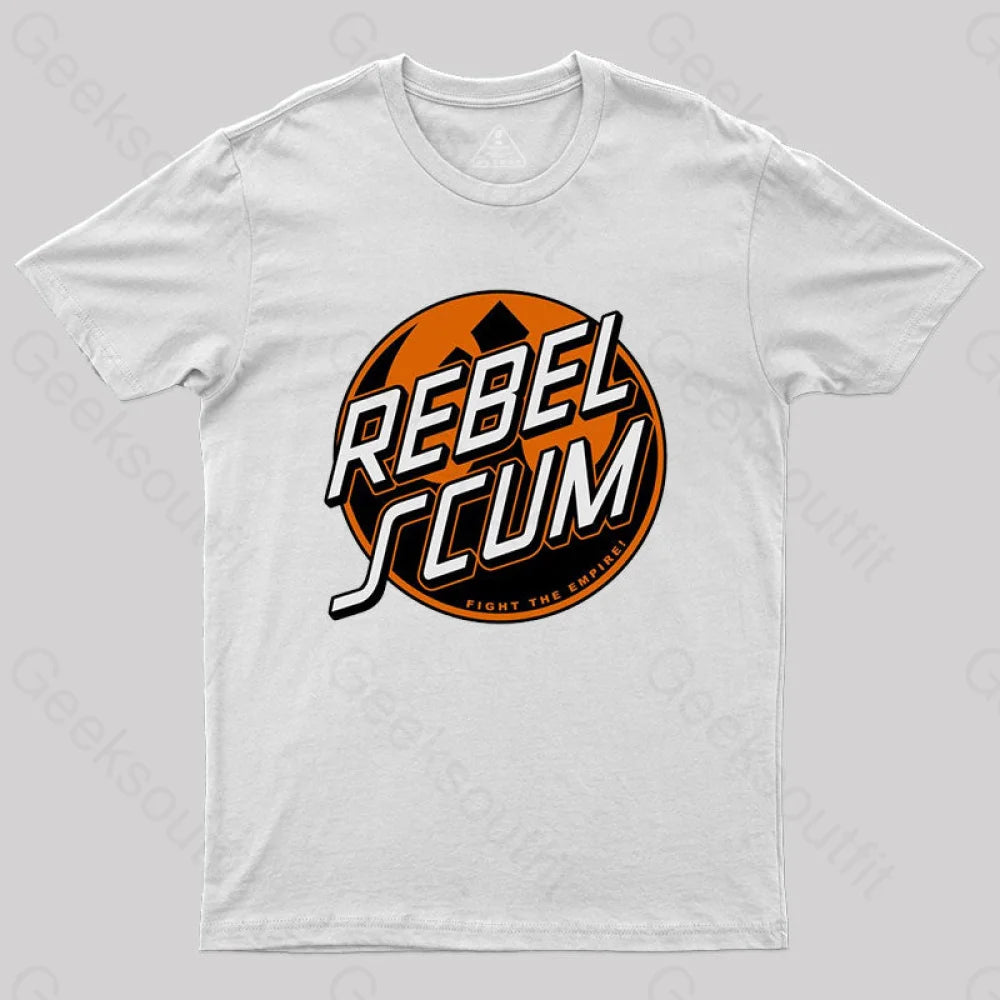 Rebel Emblem T-Shirt White / S