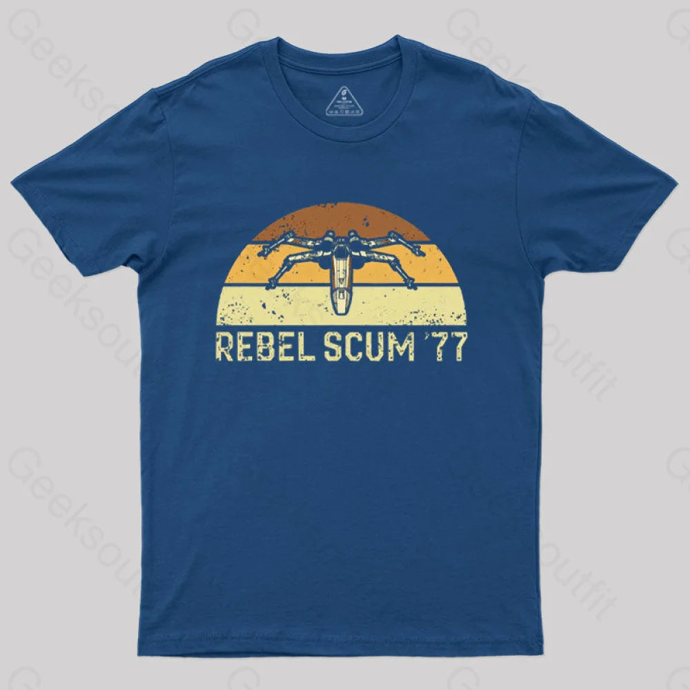 Rebel Scum ’77 T-Shirt Navy / S