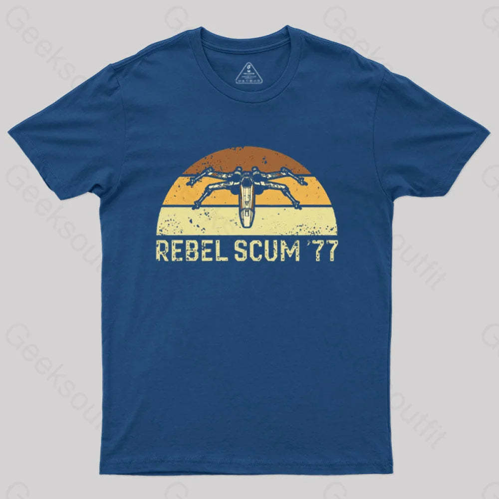 Rebel Scum ’77 T-Shirt Navy / S