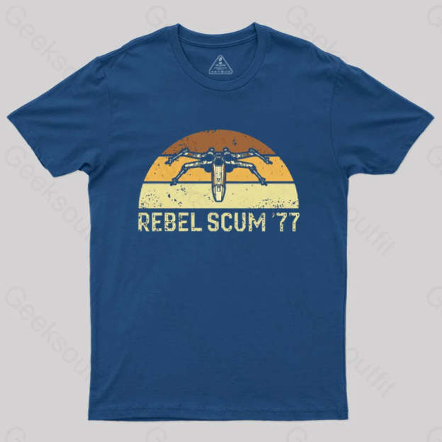 Rebel Scum ’77 T-Shirt Navy / S