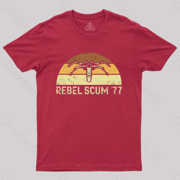 Rebel Scum ’77 T-Shirt Red / S
