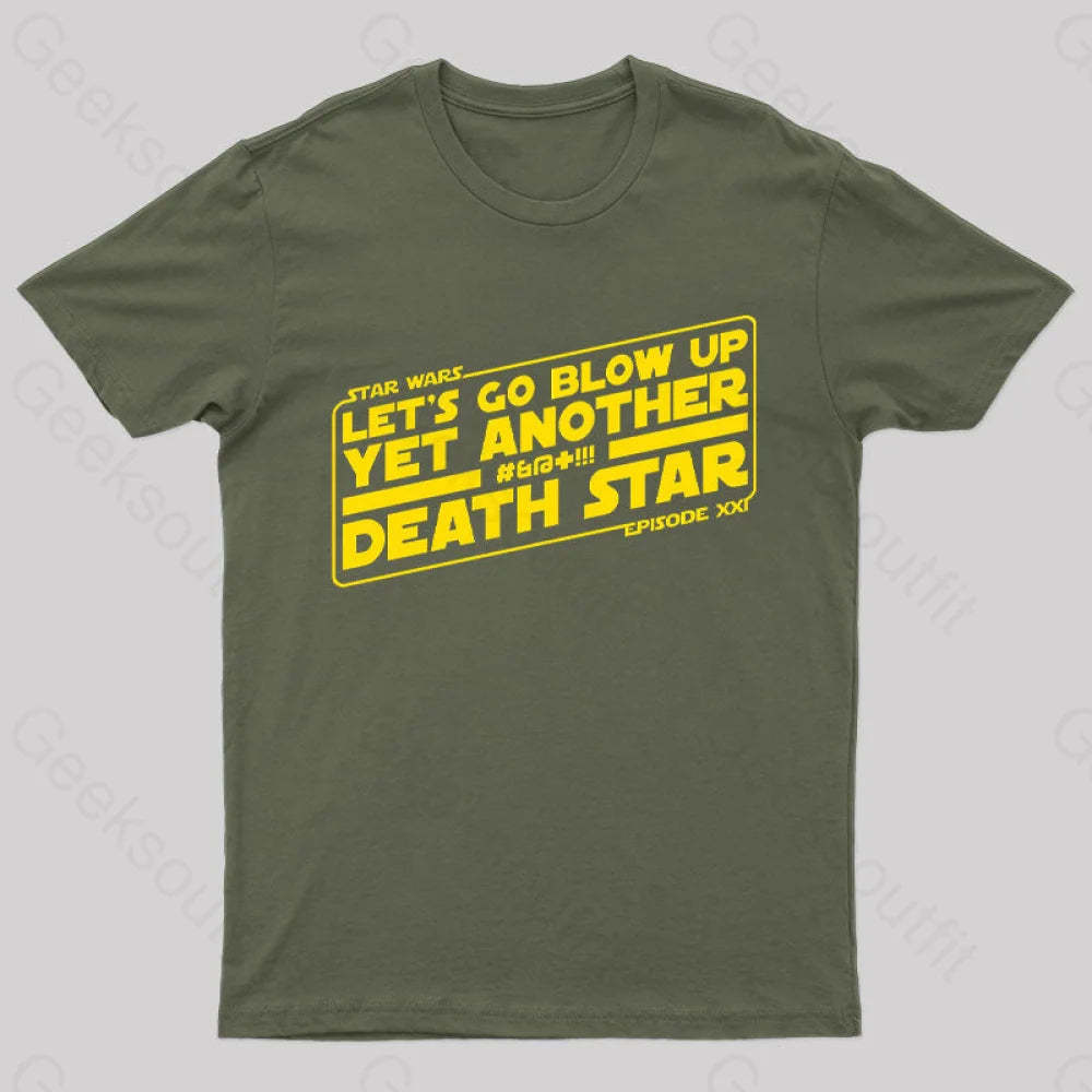 Recycled Wars Geek T-Shirt Army Green / S