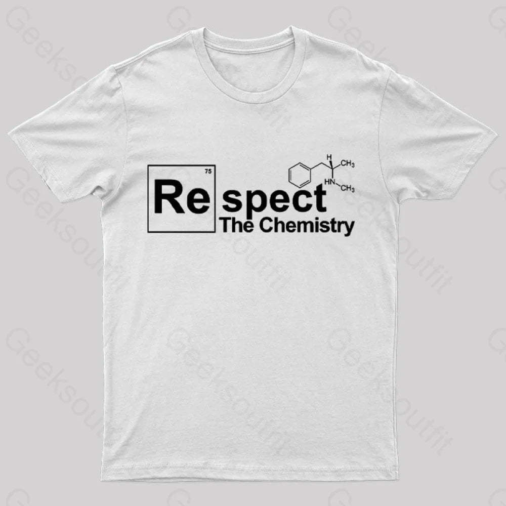 Respect The Chemistry T-Shirt White / S