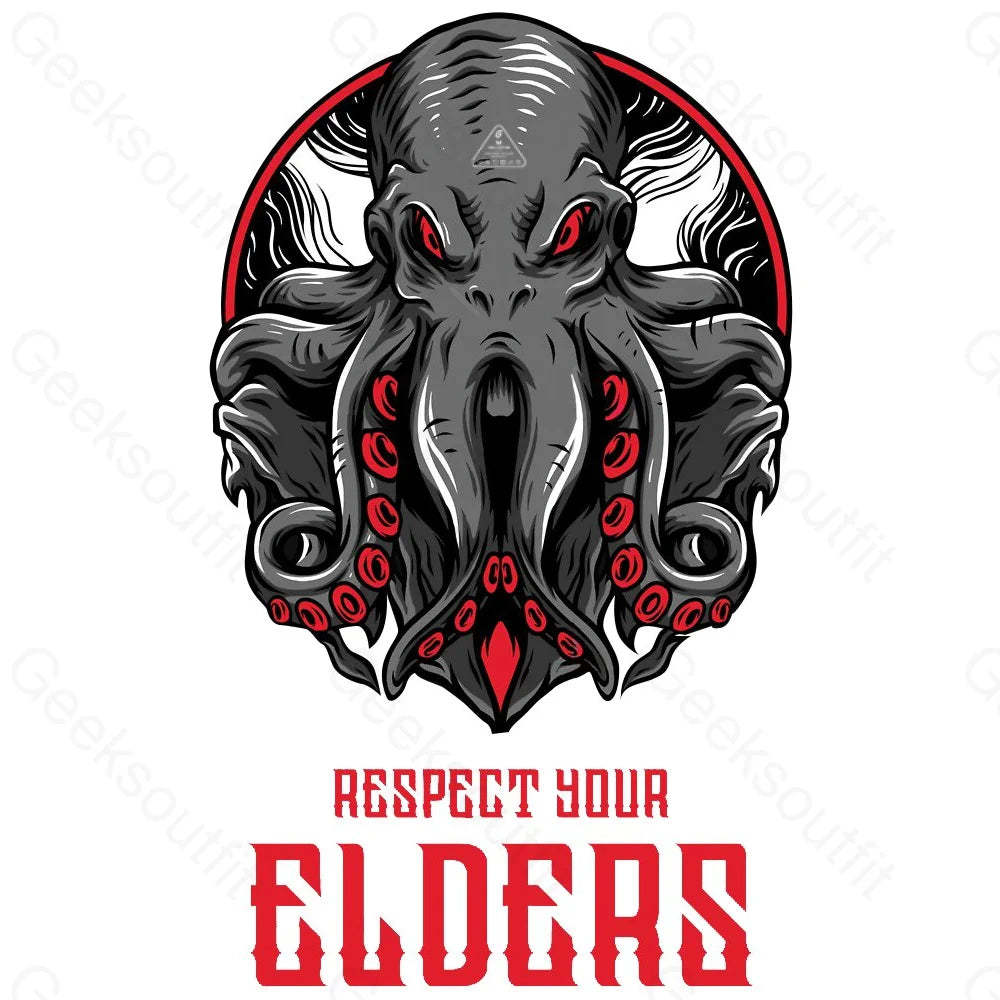 Respect Your Elders | Cthulhu | Gangster Cthulhu Essential T-Shirt - Geeksoutfit