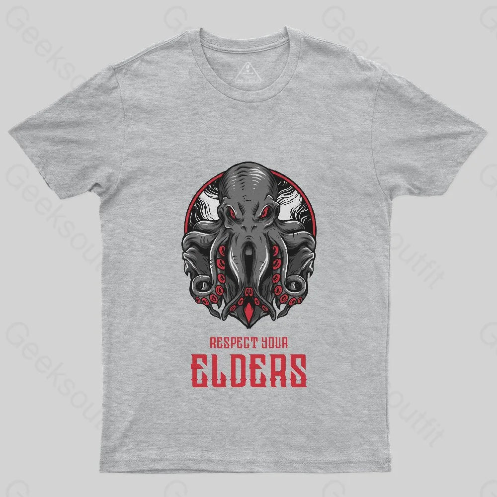 Respect Your Elders | Cthulhu | Gangster Cthulhu Essential T-Shirt - Geeksoutfit