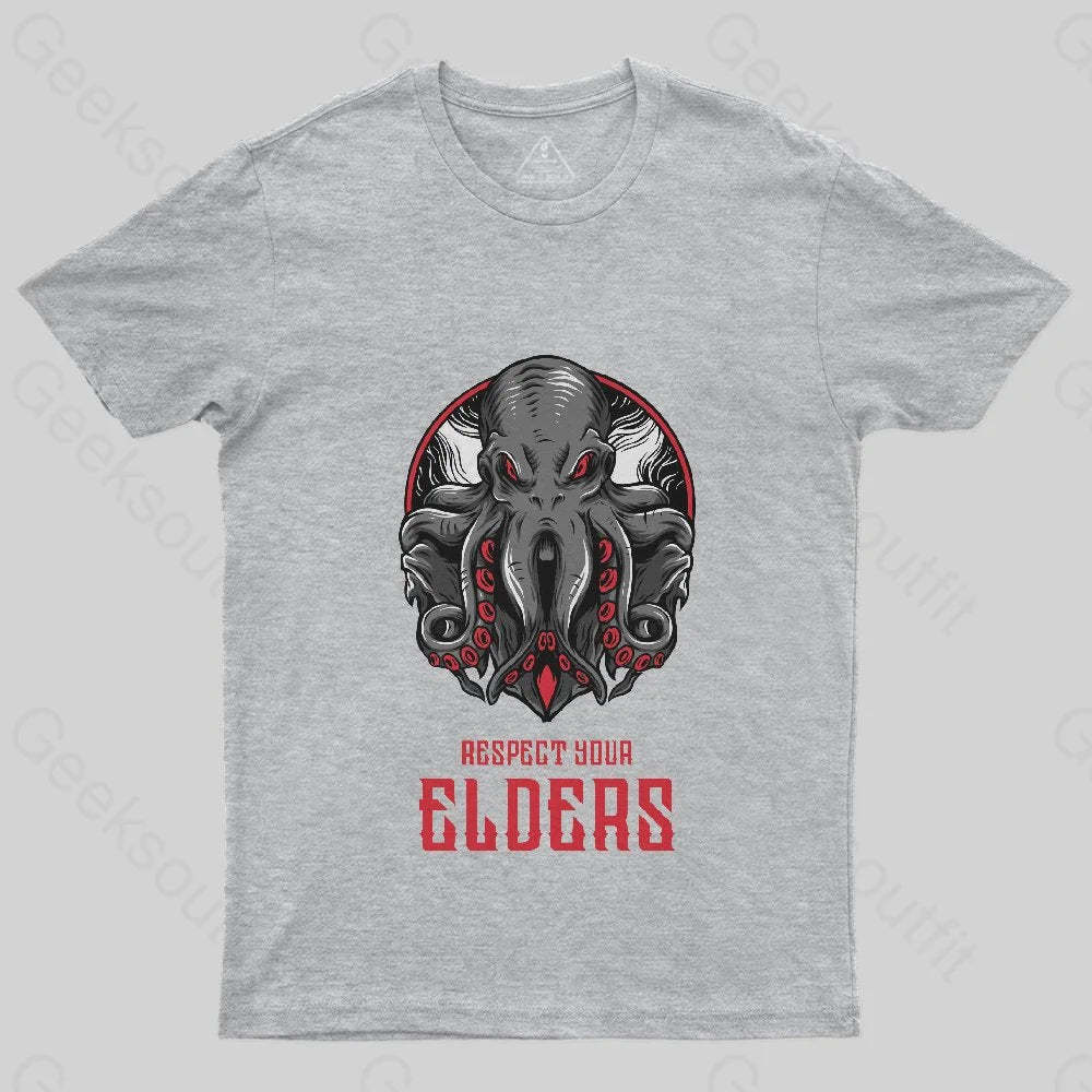 Respect Your Elders | Cthulhu | Gangster Cthulhu Essential T-Shirt - Geeksoutfit