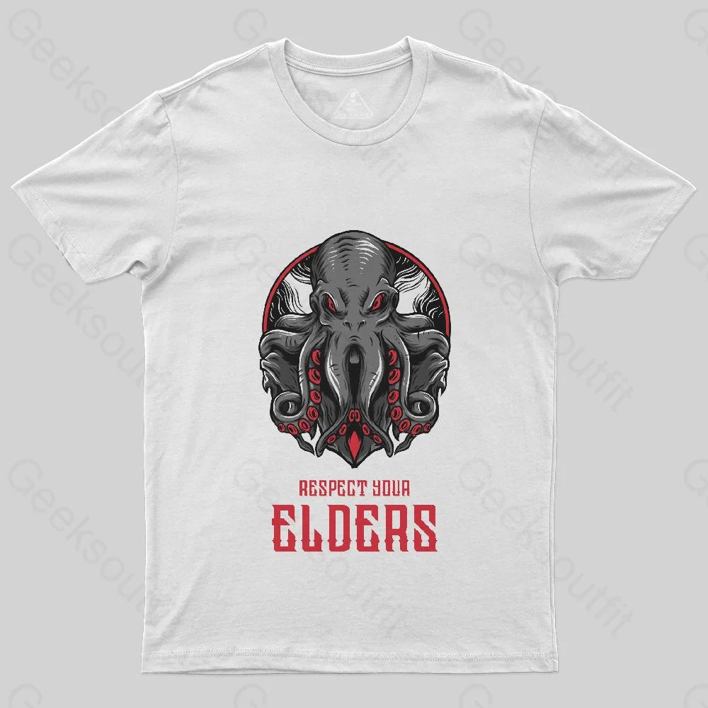 Respect Your Elders | Cthulhu | Gangster Cthulhu Essential T-Shirt - Geeksoutfit