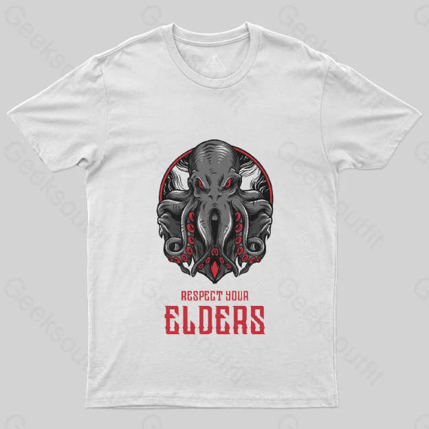 Respect Your Elders | Cthulhu | Gangster Cthulhu Essential T-Shirt - Geeksoutfit