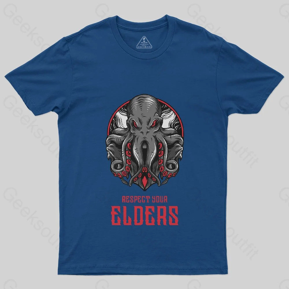Respect Your Elders | Cthulhu | Gangster Cthulhu Essential T-Shirt - Geeksoutfit