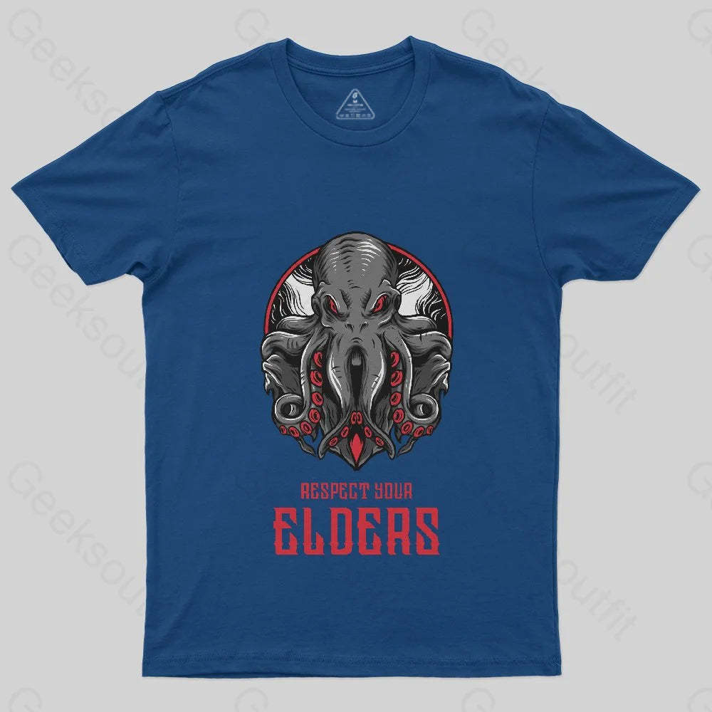 Respect Your Elders | Cthulhu | Gangster Cthulhu Essential T-Shirt - Geeksoutfit