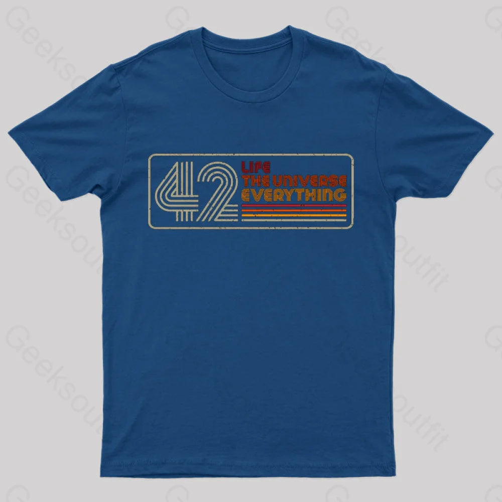 Retro 42 T-Shirt Navy / S