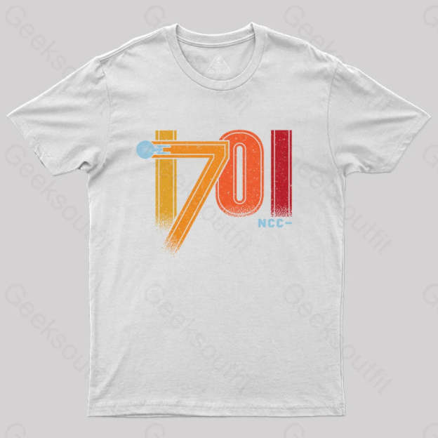 Retro Cosmic Voyage Nerd T-Shirt White / S Yc