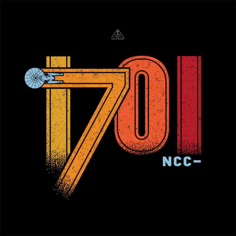 Retro Cosmic Voyage Nerd T-Shirt Yc