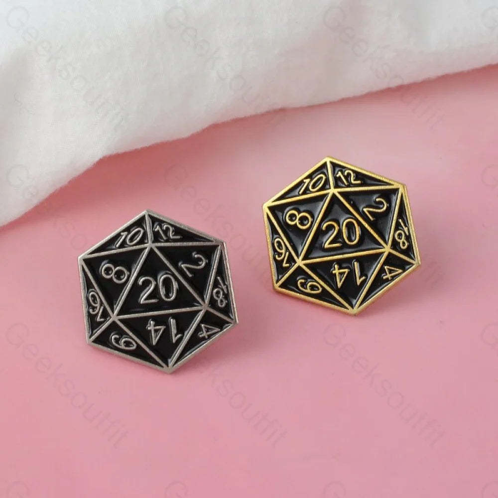 Retro D&D Enamel Pins - Geeksoutfit