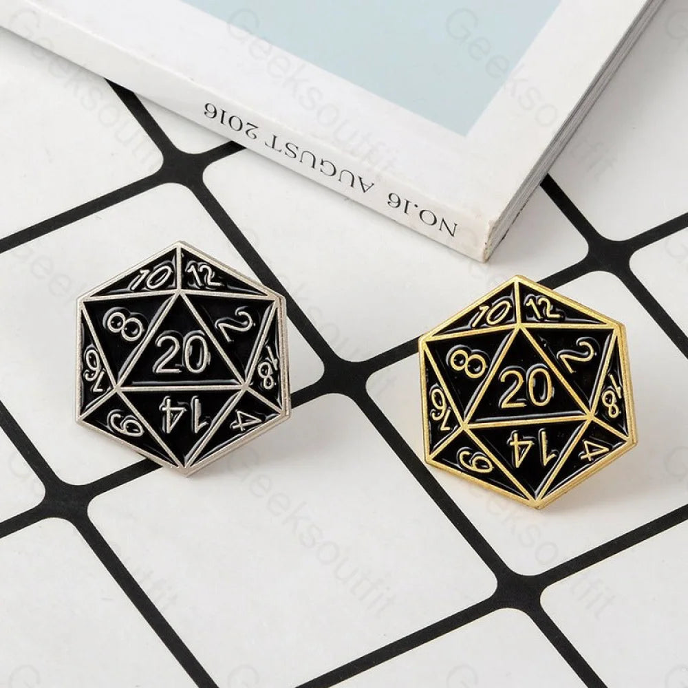 Retro D&D Enamel Pins - Geeksoutfit