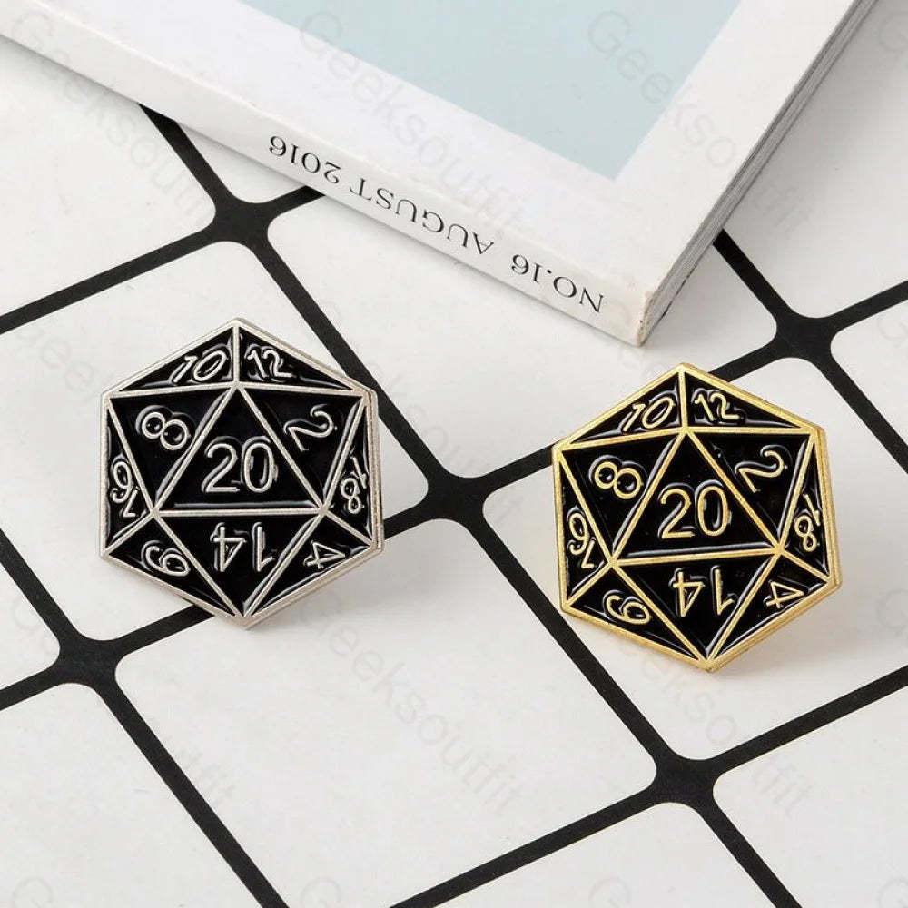 Retro D&D Enamel Pins - Geeksoutfit