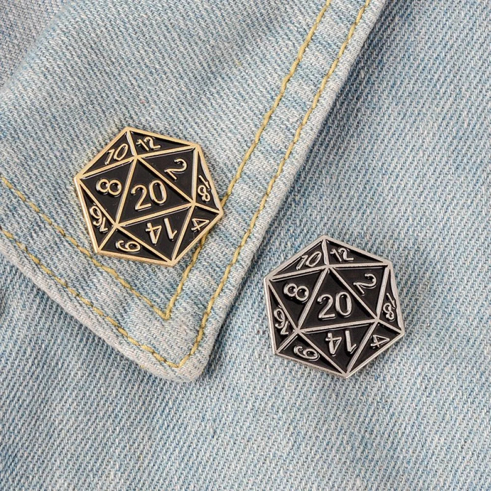 Retro D&D Enamel Pins - Geeksoutfit