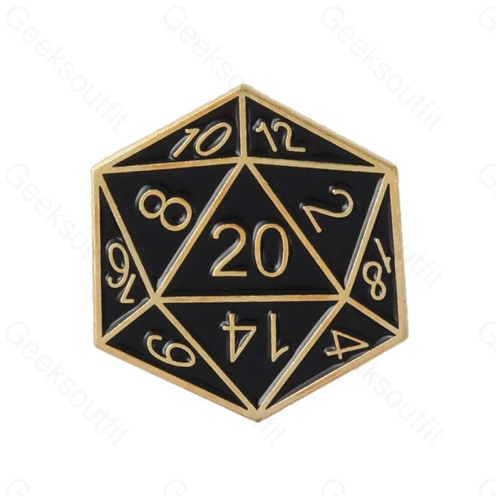 Retro D&D Enamel Pins - Geeksoutfit
