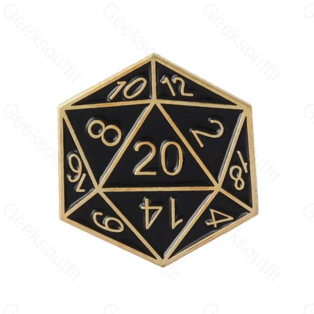 Retro D&D Enamel Pins - Geeksoutfit