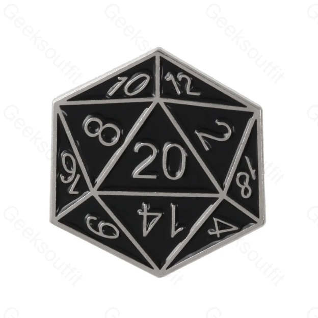 Retro D&D Enamel Pins - Geeksoutfit