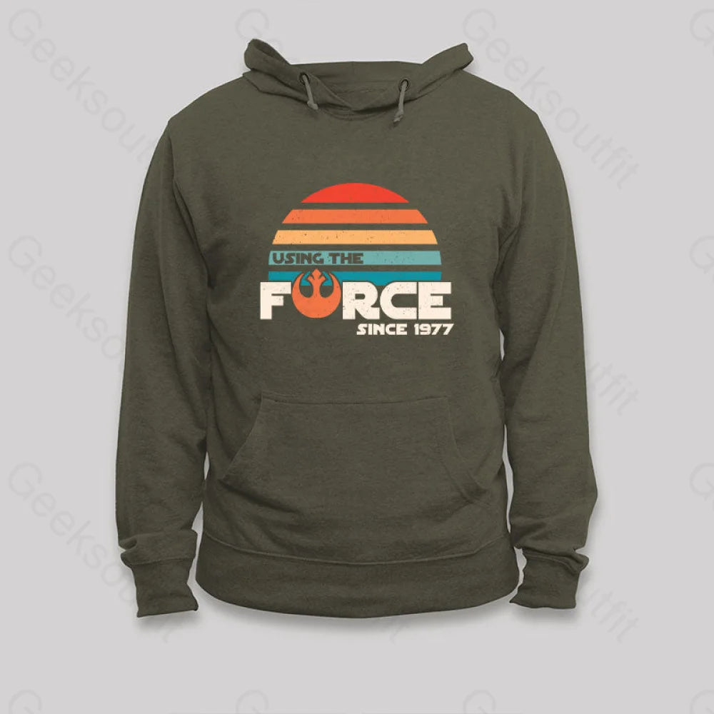 Retro Force ¡¯77¡¯ Hoodie Army Green / S