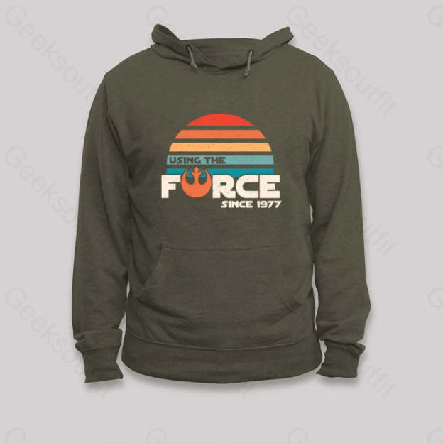 Retro Force ¡¯77¡¯ Hoodie Army Green / S
