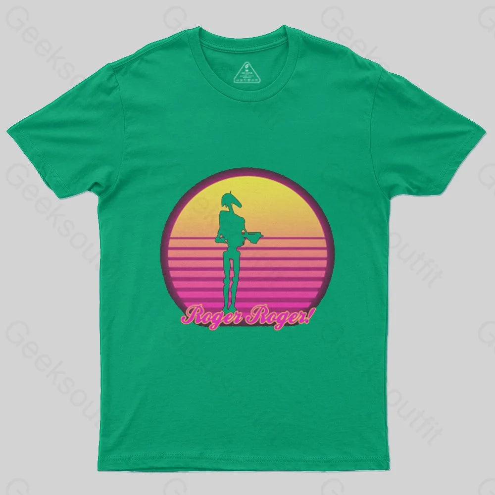 Retro Roger Battle Droid T-Shirt - Geeksoutfit