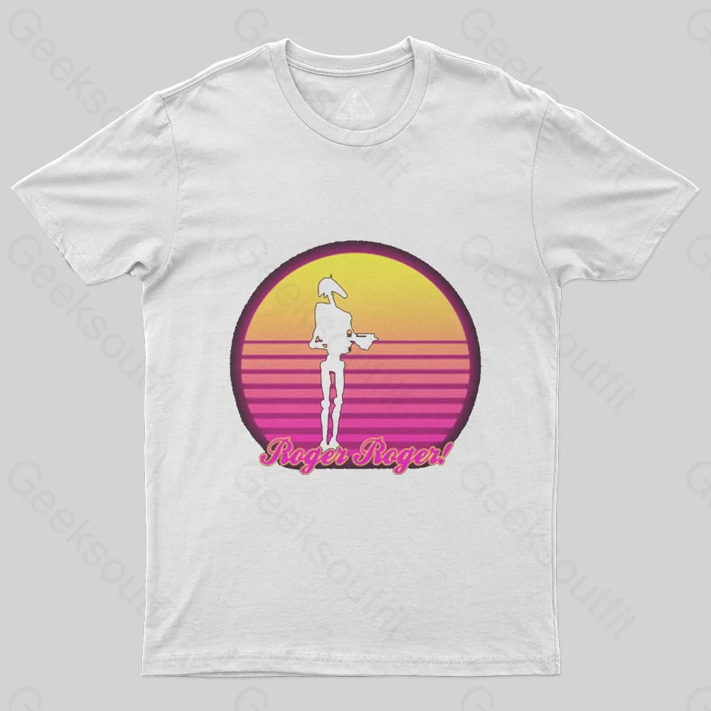 Retro Roger Battle Droid T-Shirt - Geeksoutfit