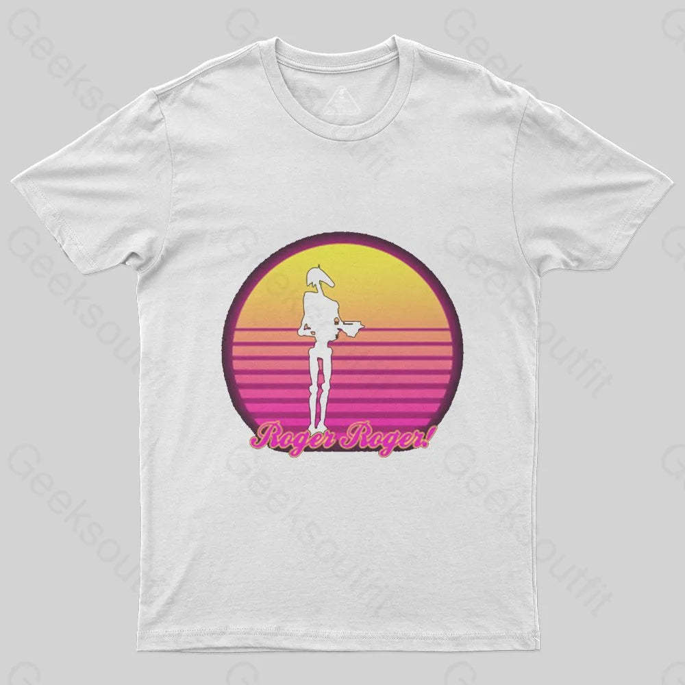 Retro Roger Battle Droid T-Shirt - Geeksoutfit