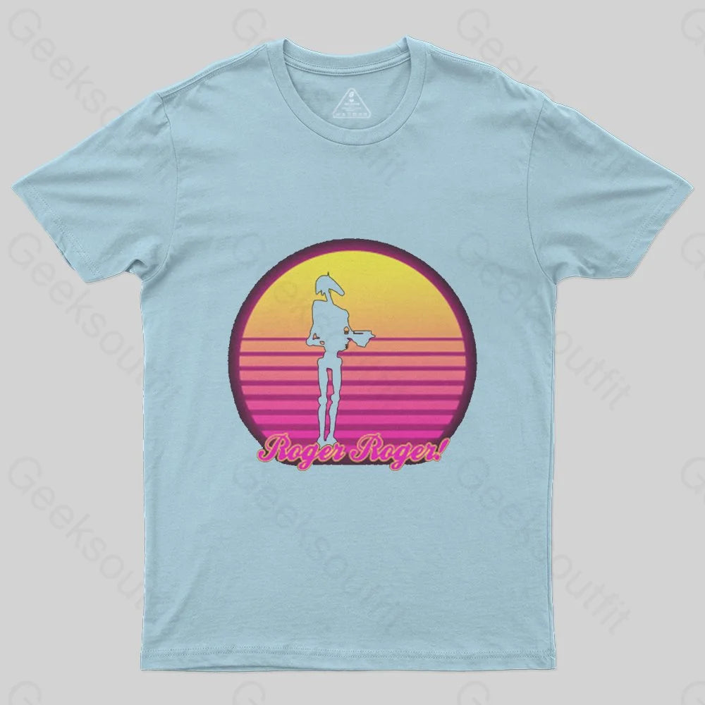 Retro Roger Battle Droid T-Shirt - Geeksoutfit
