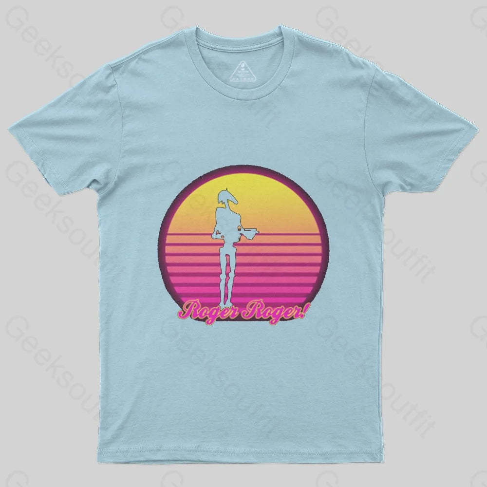 Retro Roger Battle Droid T-Shirt - Geeksoutfit