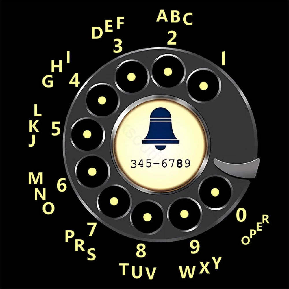 Retro Rotary Dial Nerd T-Shirt
