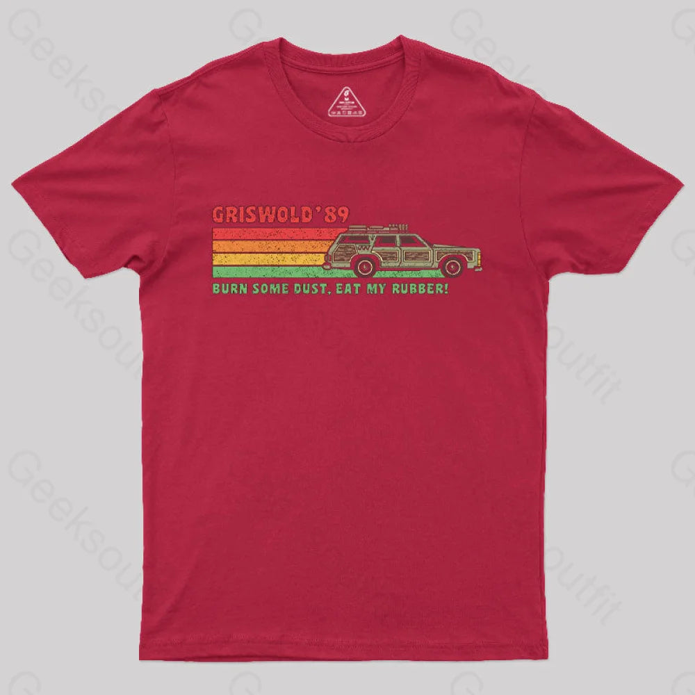 Retro Vacation T-Shirt Red / S