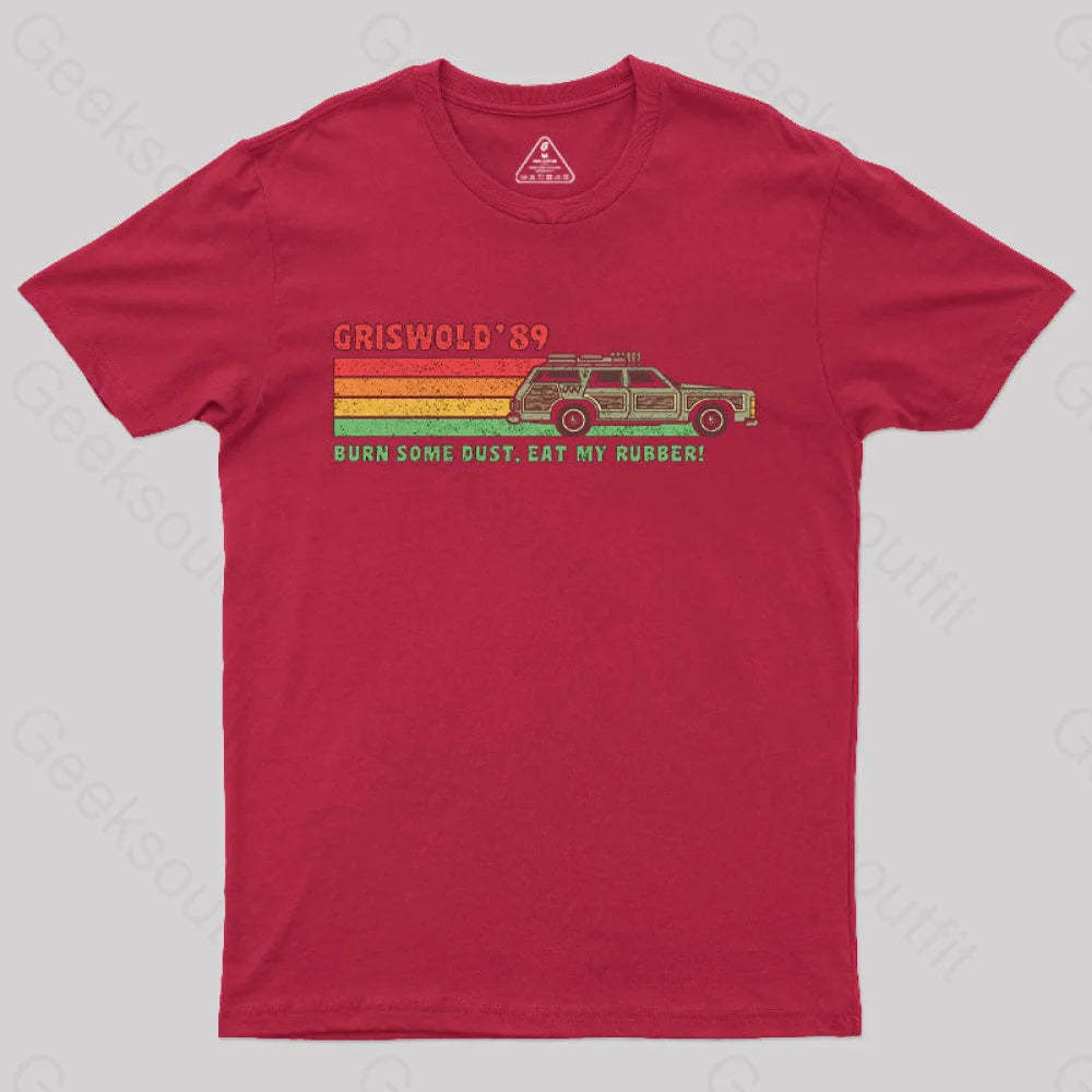 Retro Vacation T-Shirt Red / S