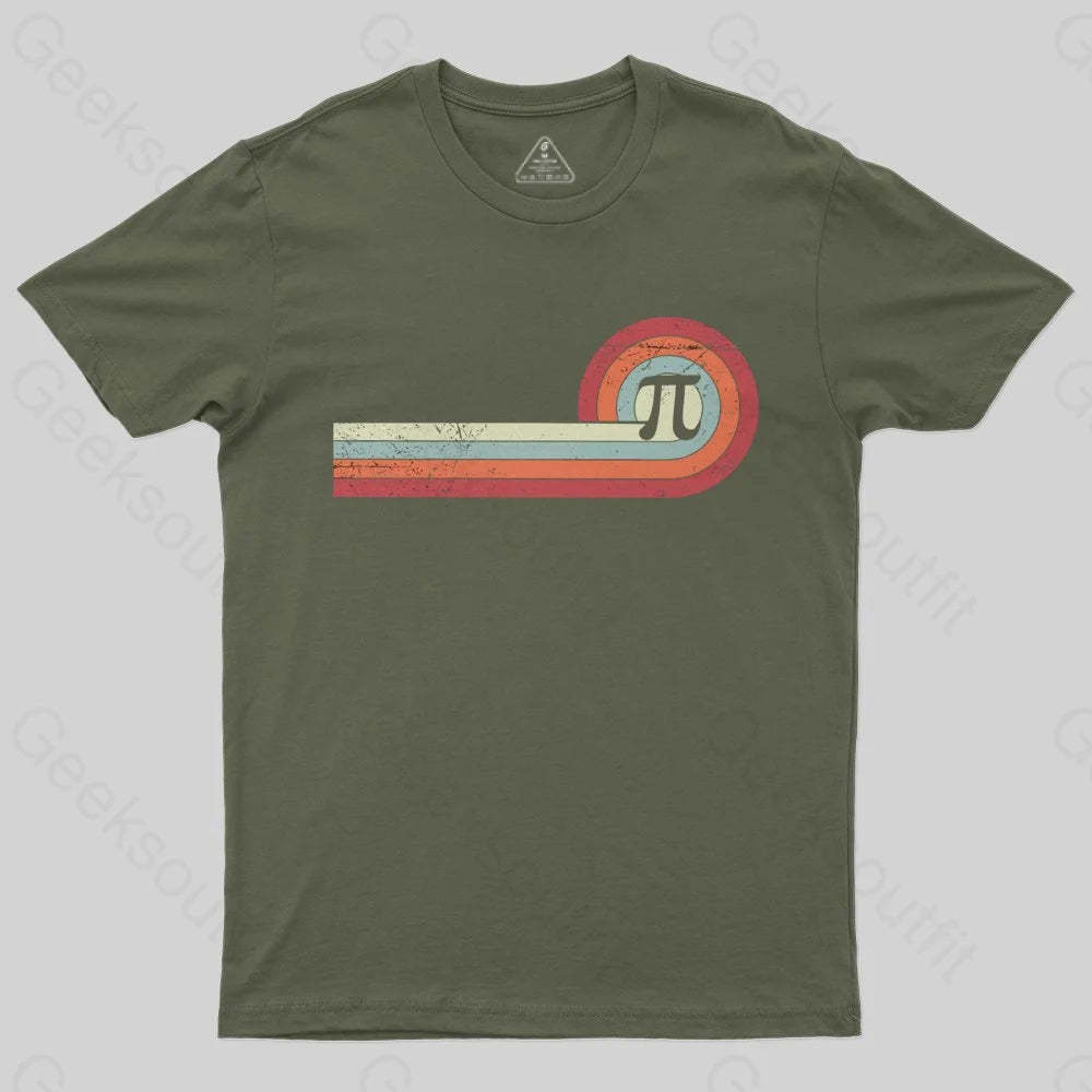 Retro Vintage Pi Day T-Shirt - Geeksoutfit