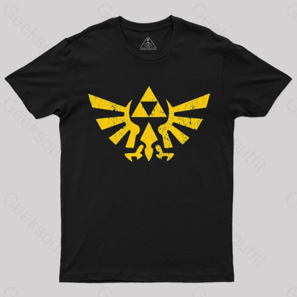 Retro Zelda Element T-Shirt Black / S
