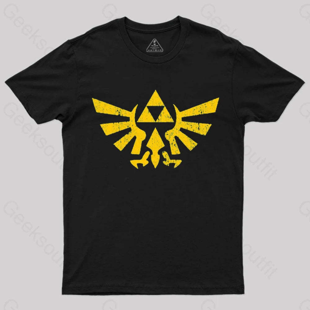 Retro Zelda Element T-Shirt Black / S