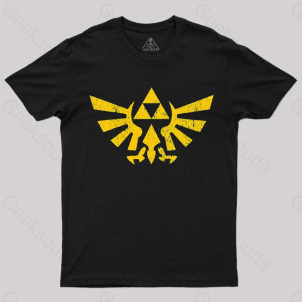 Retro Zelda Element T-Shirt Black / S