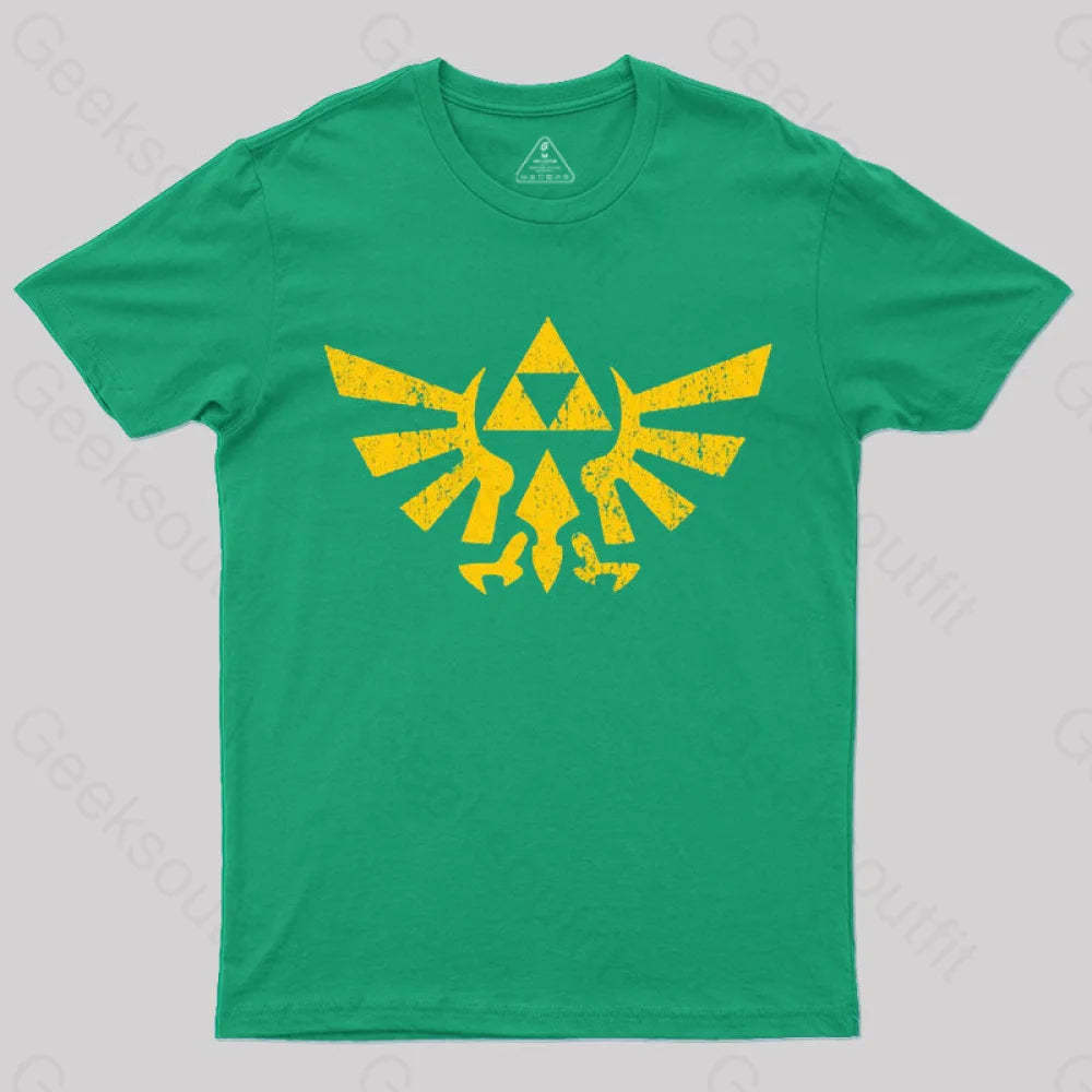 Retro Zelda Element T-Shirt Green / S