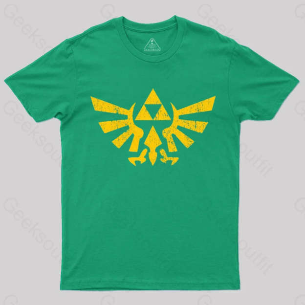 Retro Zelda Element T-Shirt Green / S
