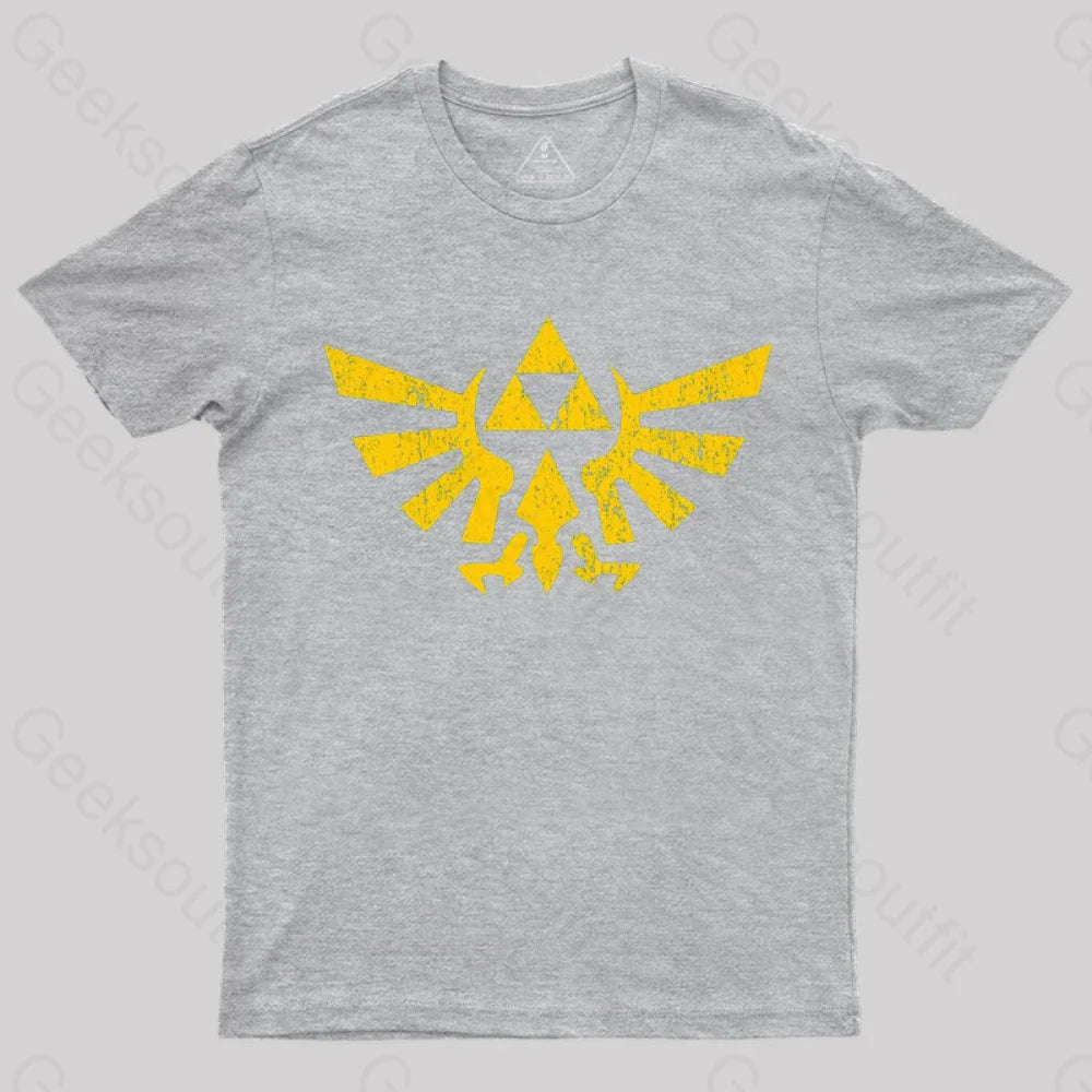Retro Zelda Element T-Shirt Grey / S