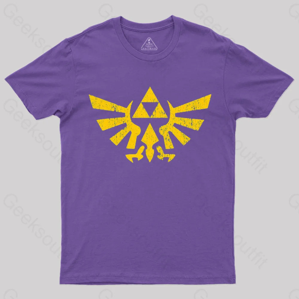 Retro Zelda Element T-Shirt Purple / S