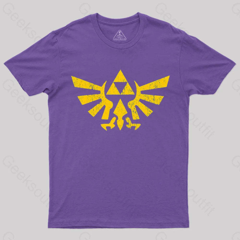 Retro Zelda Element T-Shirt Purple / S