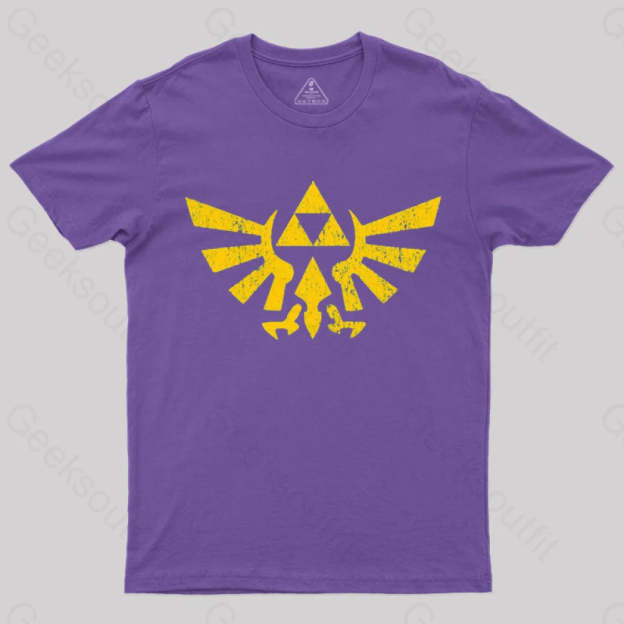 Retro Zelda Element T-Shirt Purple / S