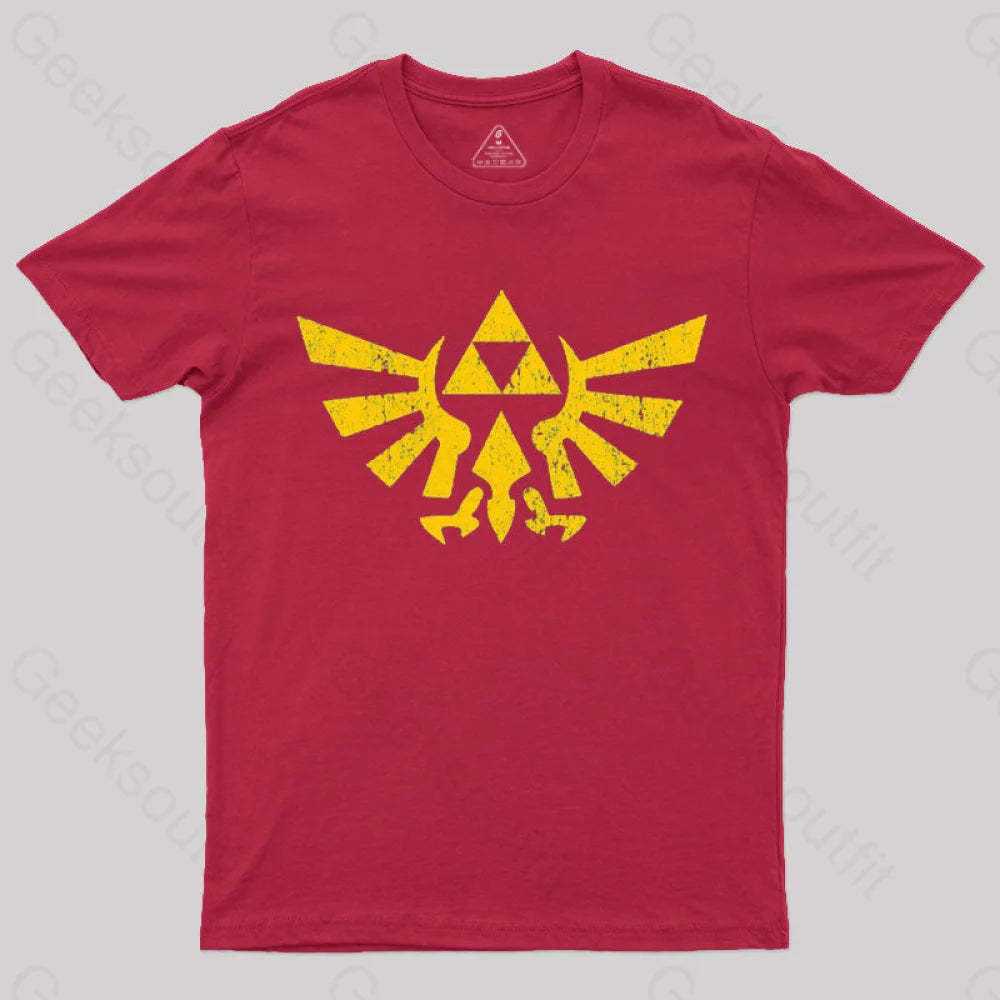 Retro Zelda Element T-Shirt Red / S