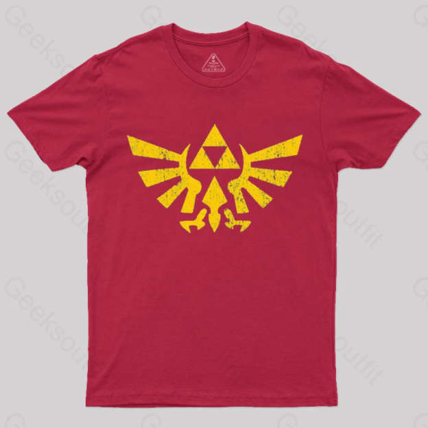 Retro Zelda Element T-Shirt Red / S