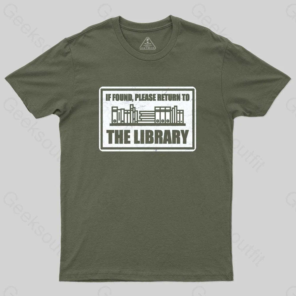 Return to The Library T-shirt - Geeksoutfit