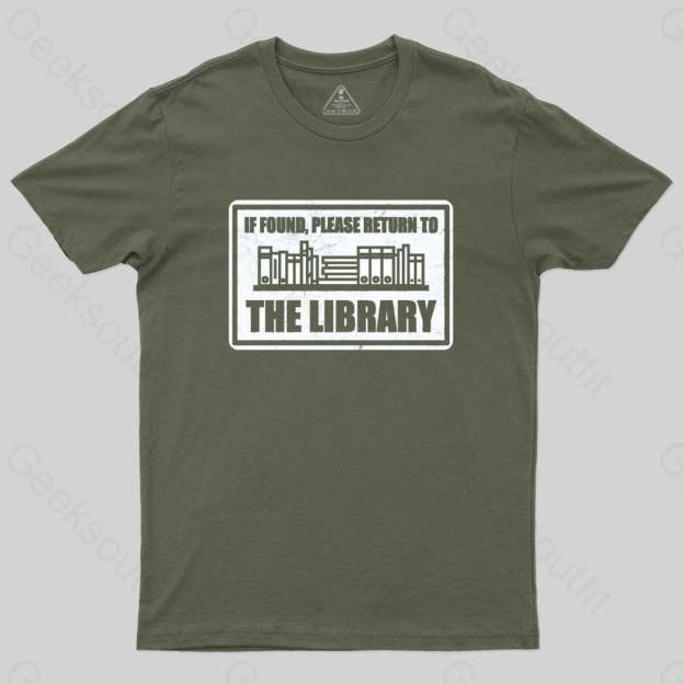 Return to The Library T-shirt - Geeksoutfit